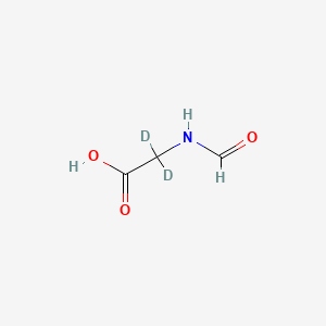 molecular formula C3H5NO3 B12379050 N-Formylglycine-d2 