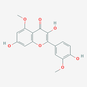 molecular formula C17H14O7 B12379059 Quercetin 5,3'-dimethyl ether 