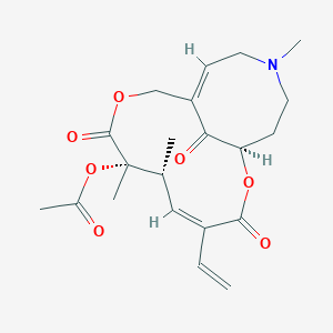 molecular formula C21H27NO7 B1237910 Clivoline 