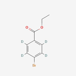 molecular formula C9H9BrO2 B12379105 Ethyl 4-bromobenzoate-d4 