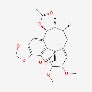 molecular formula C24H26O8 B12379109 Schiarisanrin B 