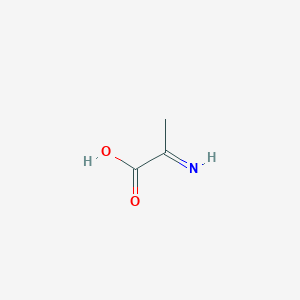 molecular formula C3H5NO2 B1237911 2-Iminiopropanoate CAS No. 3125-84-6