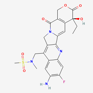 molecular formula C23H23FN4O6S B12379150 Camptothecin analog-1 