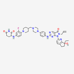 molecular formula C45H52FN11O4 B12379157 Wee1-IN-6 