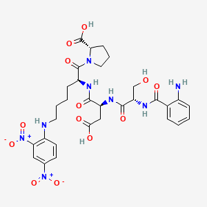 molecular formula C31H38N8O13 B12379163 Abz-SDK(Dnp)P-OH 