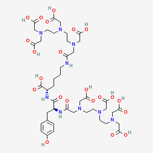 molecular formula C43H65N9O22 B12379189 di-DTPA TL 