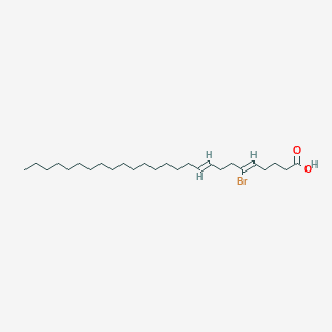 6-Bromo-5,9-hexacosadienoic acid