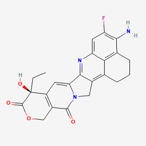 molecular formula C23H20FN3O4 B12379203 Exatecan analogue 1 