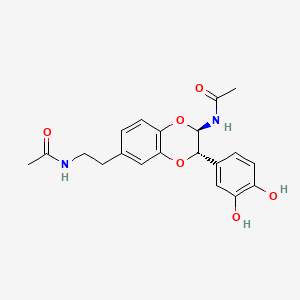 molecular formula C20H22N2O6 B12379211 N-Acetyldopamine dimmers A 