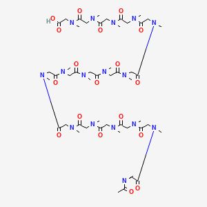 molecular formula C50H84N16O18 B12379219 Ac-pSar16-OH 