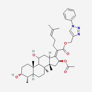 molecular formula C40H55N3O6 B12379256 Anti-inflammatory agent 50 