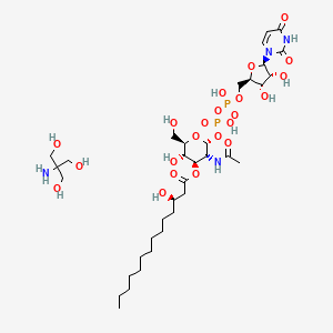 molecular formula C35H64N4O22P2 B12379268 UDP-3-O-acyl-GlcNAc (Tris) 