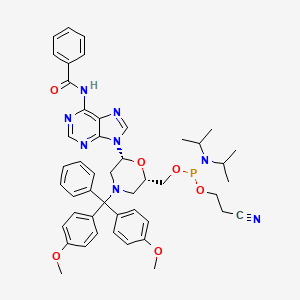 N-DMTr-N6-benzoyl-morpholino-A-5'-O-phosphoramidite