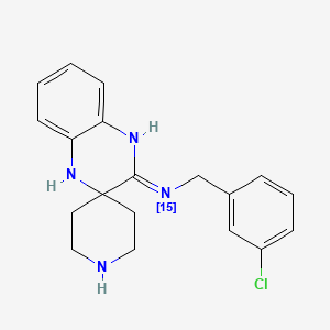 molecular formula C19H21ClN4 B12379280 Liproxstatin-1-15N 