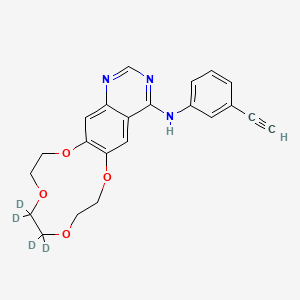 molecular formula C22H21N3O4 B12379285 Icotinib-d4 