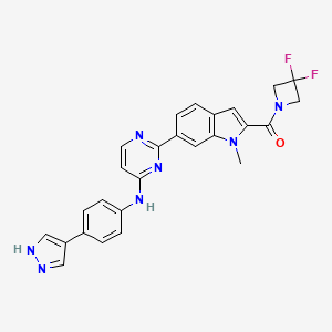 molecular formula C26H21F2N7O B12379300 Rock2-IN-6 