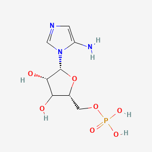 [(2R,4S,5R)-5-(5-aminoimidazol-1-yl)-3,4-dihydroxyoxolan-2-yl]methyl dihydrogen phosphate