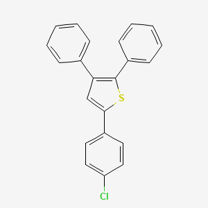 molecular formula C22H15ClS B1237932 Triarathene CAS No. 65691-00-1