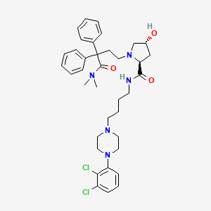 molecular formula C37H47Cl2N5O3 B12379326 MOR agonist-2 