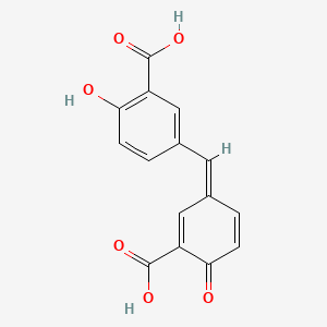molecular formula C15H10O6 B1237937 Formaurindicarboxylic acid CAS No. 62051-06-3