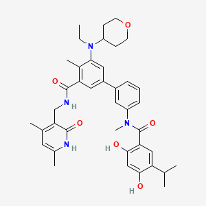 molecular formula C40H48N4O6 B12379370 Ezh2/hsp90-IN-29 