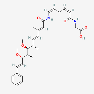 molecular formula C30H40N2O6 B1237939 Crocacin B 