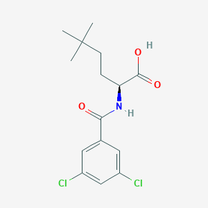 molecular formula C15H19Cl2NO3 B12379393 SORT-PGRN interaction inhibitor 3 