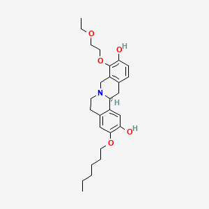 molecular formula C27H37NO5 B12379400 D1R antagonist 2 