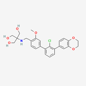 molecular formula C26H28ClNO6 B12379408 PD-L1/PD-1-IN-1 