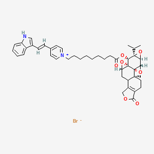 molecular formula C44H51BrN2O7 B12379424 Antitumor agent-132 