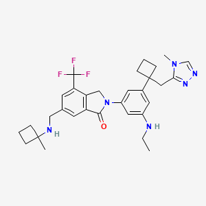 molecular formula C31H37F3N6O B12379426 Cbl-b-IN-10 