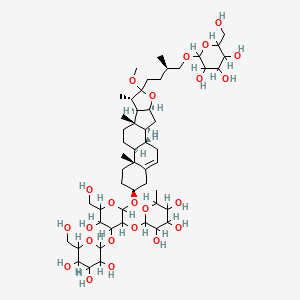 molecular formula C52H86O23 B1237943 Methyl protogracillin 