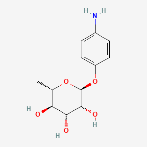 4-Aminophenyl 6-deoxy-|A-L-mannopyranoside