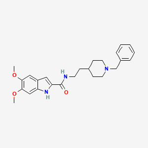 molecular formula C25H31N3O3 B12379458 hAChE/hBACE-1-IN-3 