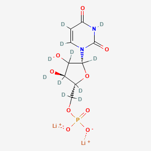 molecular formula C9H11Li2N2O9P B12379466 Uridine 5'-monophosphate-d11 (dilithium) 