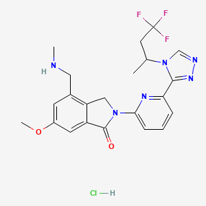 molecular formula C22H24ClF3N6O2 B12379470 Hpk1-IN-36 