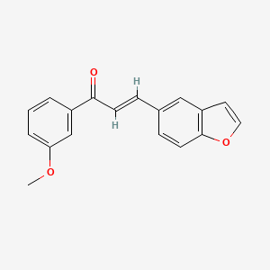 molecular formula C18H14O3 B12379484 A2AAR antagonist 2 