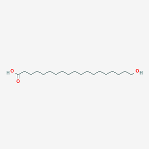 molecular formula C19H38O3 B1237952 19-Hydroxynonadecanoic acid 