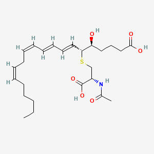 molecular formula C25H39NO6S B1237954 N-acetyl-LTE4 