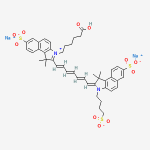 molecular formula C45H48N2Na2O11S3 B12379546 Disulfo-ICG carboxylic acid 