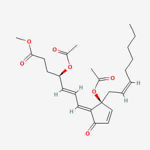 molecular formula C25H34O7 B1237955 Clavulone II 