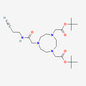 molecular formula C24H42N4O5 B12379555 NO2A-Butyne-bis(t-Butyl ester) 