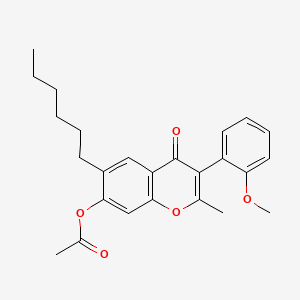 molecular formula C25H28O5 B12379560 FPR1 antagonist 1 