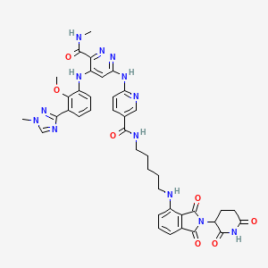 molecular formula C40H41N13O7 B12379629 PROTAC TYK2 degrader-1 