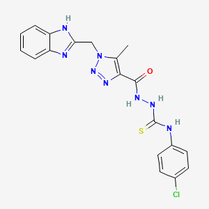 molecular formula C19H17ClN8OS B12379653 Egfr-IN-94 