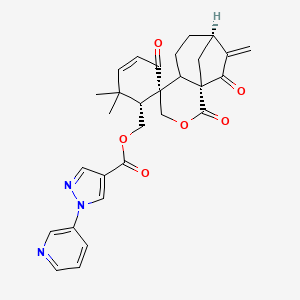 molecular formula C29H29N3O6 B12379662 Laxiflorin B-4 