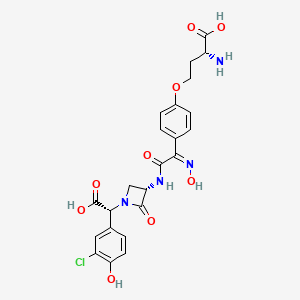 molecular formula C23H23ClN4O9 B1237967 Chlorocardicin 