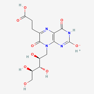 molecular formula C14H18N4O9 B12379682 Photolumazine I 