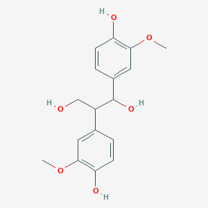 molecular formula C17H20O6 B1237969 1,2-双(4-羟基-3-甲氧基苯基)丙烷-1,3-二醇 CAS No. 4206-59-1