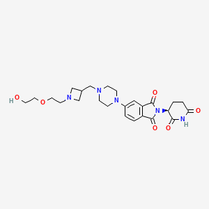 molecular formula C25H33N5O6 B12379698 E3 Ligase Ligand-linker Conjugate 92 